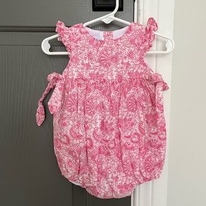 Baby Girl Boutique Paisley Bubble Romper